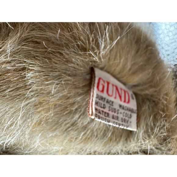 Gund Realistic Bunny Rabbit Plush Stuffed Animal 13” Vintage 1989 Floppy Ear - Picture 9 of 10